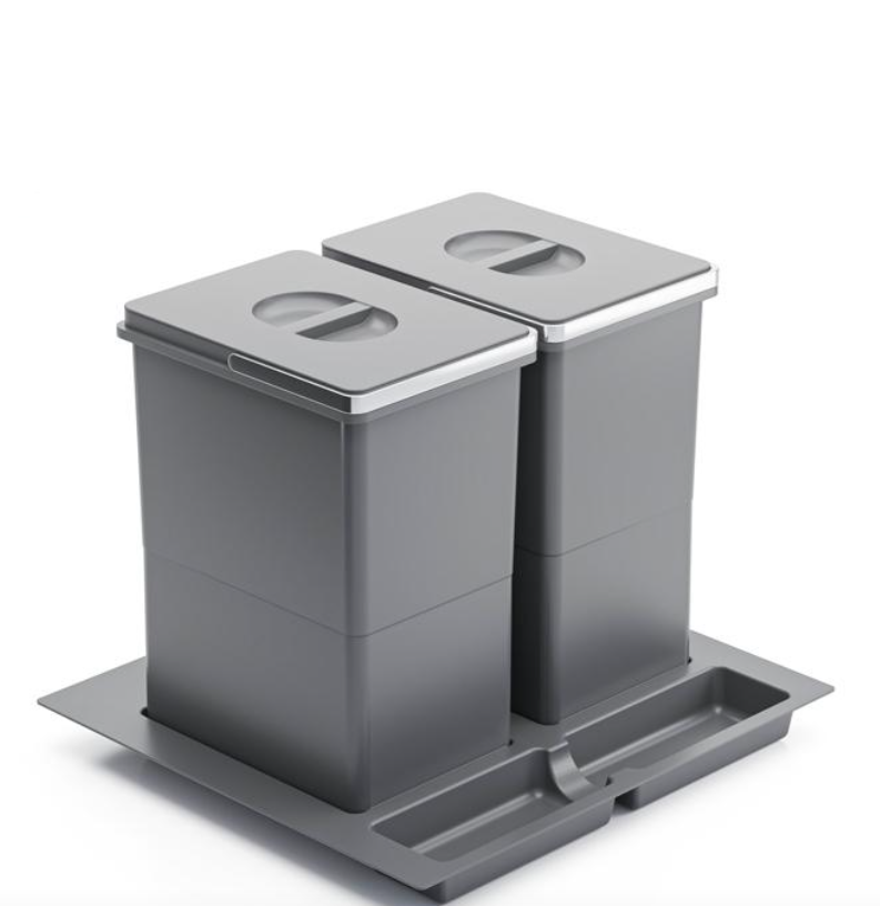 Sortowniki do szuflady 60 cm- 2 komorowy 2x20L ATM