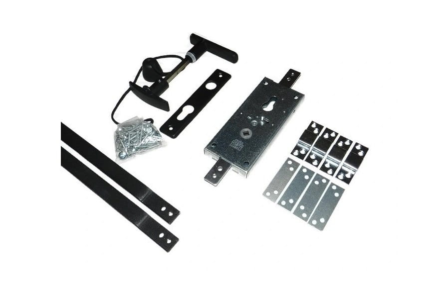 Zamek do bram garażowych pionowy KASTEL-1 kmpl. KOWAL